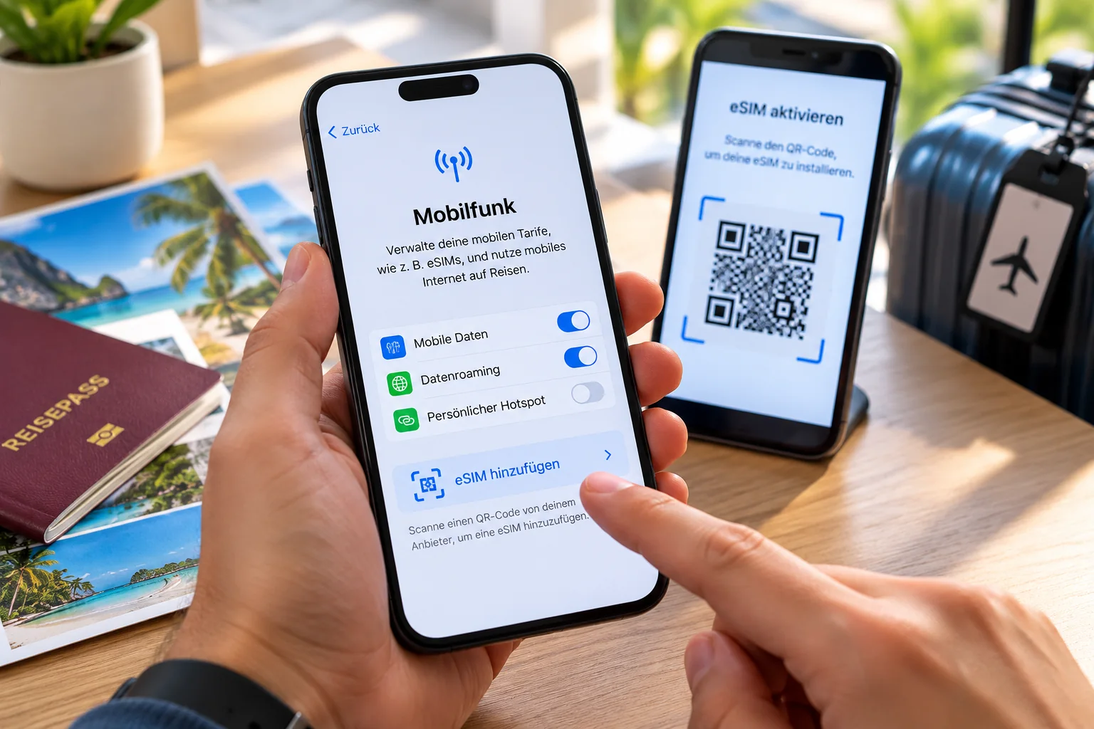 eSIM kurulumu eSIM QR